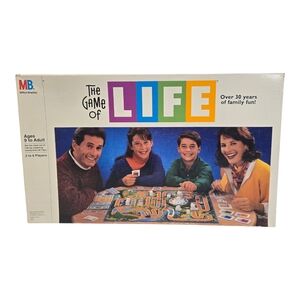 Vintage 1991 THE GAME OF LIFE Board Game **COMPLETE**